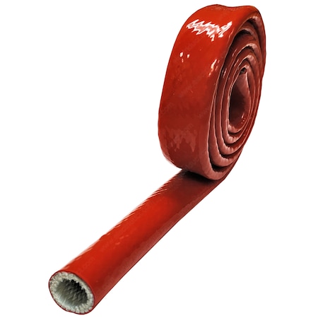 ELECTRIDUCT Thermo Armor Silicone Coated Fiberglass Sleeve- 5/16" x 10FT- Red BS-J-SRF-031-10-RD